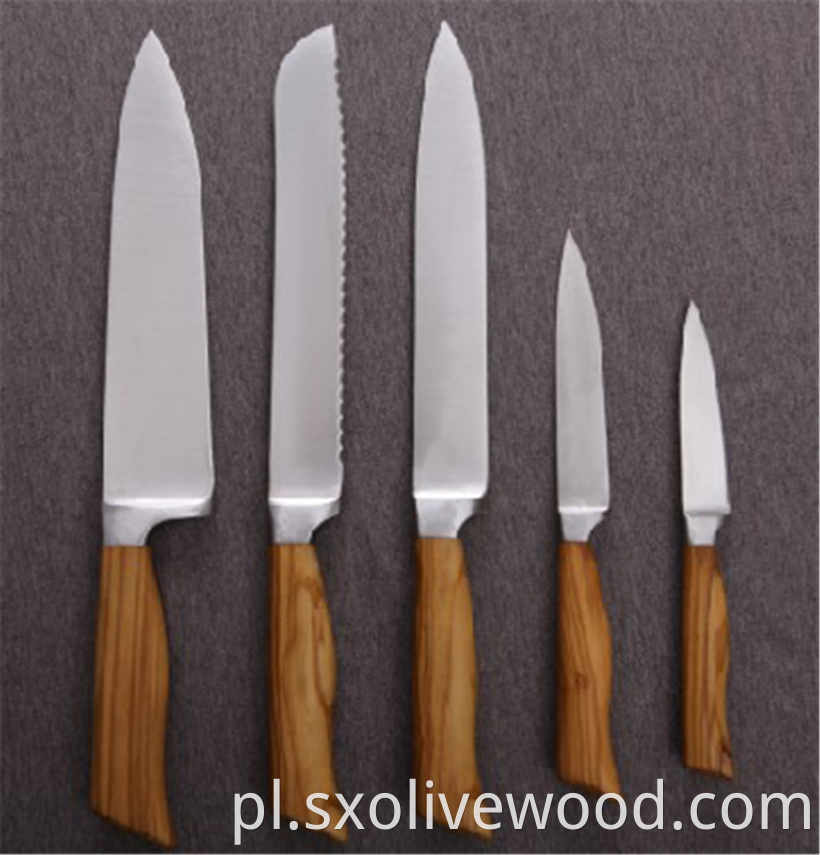 Olive Wood Cheese Knives